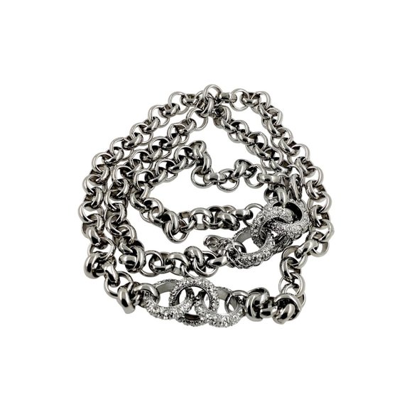 Coldwater Creek Accented Chain Necklace, 35.5 in, Grunge Style, Trendy, Gift - Picture 2 of 13